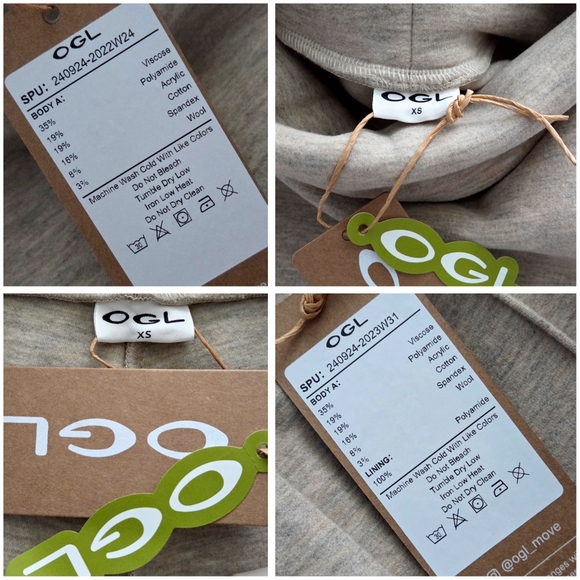 OGL NWT 2 Pcs Set FuzzLuxe Split Hem Top & High Waisted Straight Leg Pant, Sz XS - Picture 11 of 16